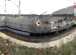 Obras Nuevo Estadio Febrero 2014